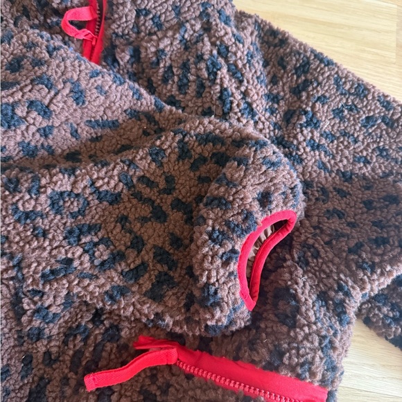 NWT Fuzzy Half Zip Fleece Jacket Women Long Sleeve Sherpa Pullover Smal - Picture 7 of 7